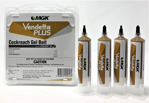 MGK Vendetta Plus Cockroach Gel Bait - 1 Box (4 X 30 Gr. Syringes