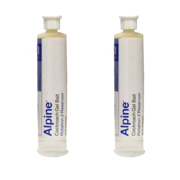 Alpine Cockroach Gel Bait Rotation 2 Reservoir - 2 PCS 30 Gram Tubes